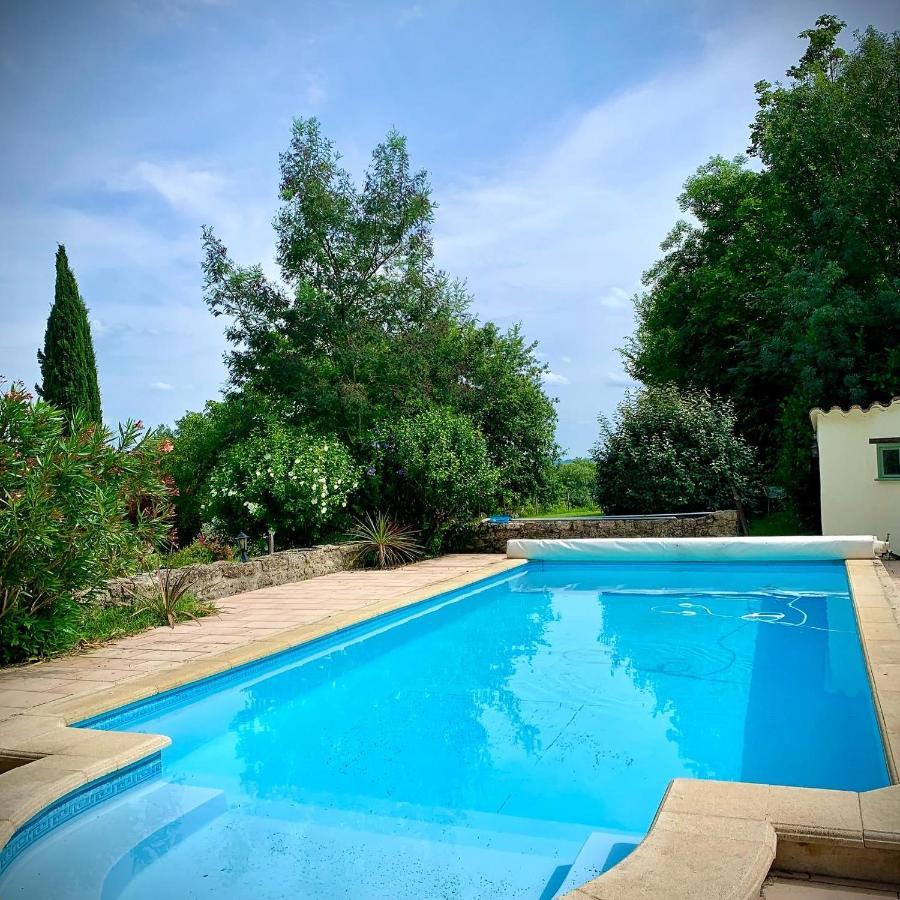 Gîte la canopée à Duras - Piscine Extérieur photo